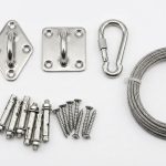 Sunshade sail installation kit